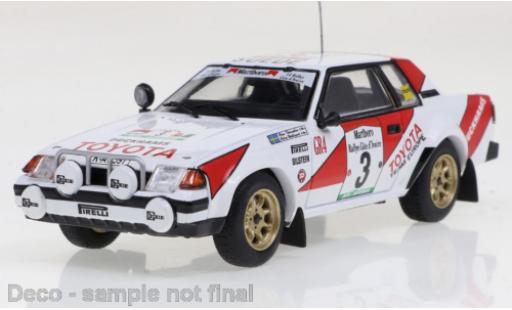 Diecast model cars Toyota Celica 1/43 IXO 2000GT No.3 Rallye Cote d Ivoire 1982 Toyota Celica 1/43 IXO 2000GT No.3 Rallye Cote d Ivoire 1982 diecast model cars