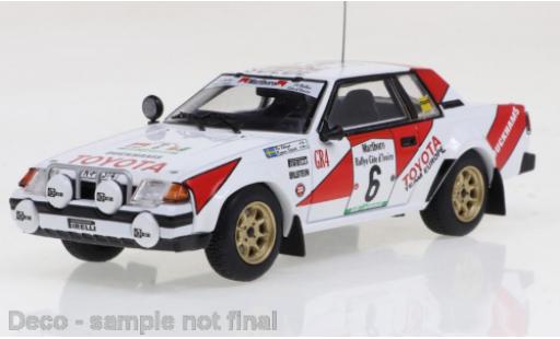 Diecast model cars Toyota Celica 1/43 IXO 2000GT No.6 Rallye Cote d Ivoire 1982 Toyota Celica 1/43 IXO 2000GT No.6 Rallye Cote d Ivoire 1982 diecast model cars