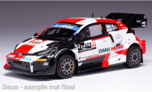Toyota Yaris 1/43 IXO GR Rally1 No.1 WRC Safari Rally 2022 diecast model cars