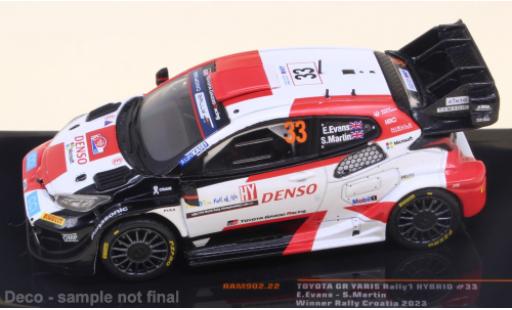 Toyota Yaris 1/43 IXO No.33 WRC1 Rally Croatia 2023 diecast model cars