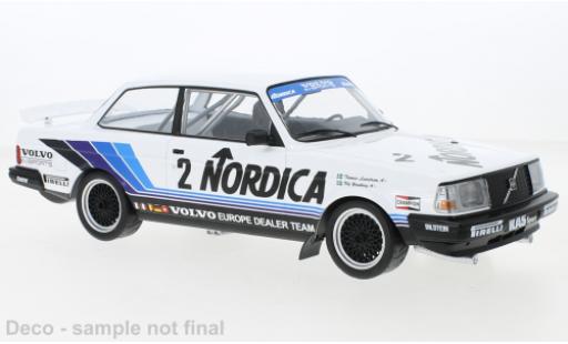 Volvo 240 1/18 IXO Turbo No.2 Europe Dealer Team Nordica ETCC Brünn 1986 diecast model cars