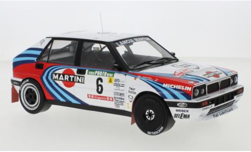 Diecast model cars Lancia Delta 1/18 IXO Integrale 16V No.6 Martini Martini Rallye WM Rally Portugal 1990 J.Kankkunen/J.Piironen Lancia Delta 1/18 IXO Integrale 16V No.6 Martini Martini Rallye WM Rally Portugal 1990 J.Kankkunen/J.Piironen diecast model cars