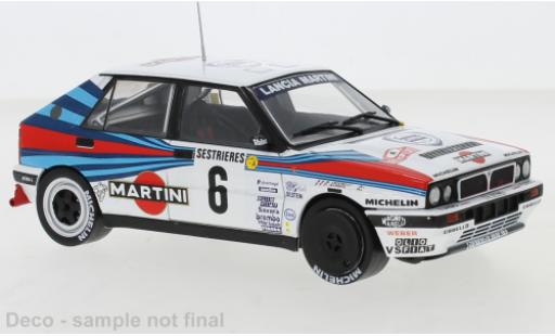 Diecast model cars Lancia Delta 1/24 IXO Integrale 16V No.6 Martini Racing Martini Rallye Monte Carlo 1989 D.Auriol/B.Occelli Lancia Delta 1/24 IXO Integrale 16V No.6 Martini Racing Martini Rallye Monte Carlo 1989 D.Auriol/B.Occelli diecast model cars