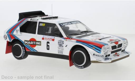 Diecast model cars Lancia Delta 1/18 IXO S4 No.6 Martini Racing Martini Tour de Corse 1986 M.Biasion/T.Siviero Lancia Delta 1/18 IXO S4 No.6 Martini Racing Martini Tour de Corse 1986 M.Biasion/T.Siviero diecast model cars