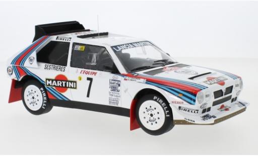 Diecast model cars Lancia Delta 1/18 IXO S4 No.7 Martini Racing Martini Rally Monte Carlo 1986 H.Toivonen/S.Cresto Lancia Delta 1/18 IXO S4 No.7 Martini Racing Martini Rally Monte Carlo 1986 H.Toivonen/S.Cresto diecast model cars