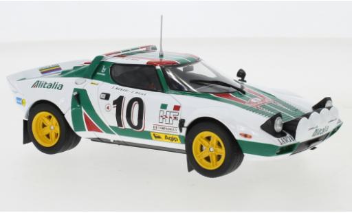 Diecast model cars Lancia Stratos 1/24 IXO HF No.10 Rallye Monte-Carlo 1976 S.Munari/S.Maiga Lancia Stratos 1/24 IXO HF No.10 Rallye Monte-Carlo 1976 S.Munari/S.Maiga diecast model cars