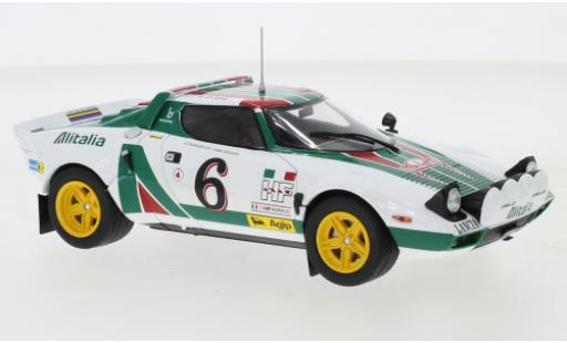 Diecast model cars Lancia Stratos 1/24 IXO HF No.6 Rallye Monte-Carlo 1976 B.Waldegard/B.Thorszelius Lancia Stratos 1/24 IXO HF No.6 Rallye Monte-Carlo 1976 B.Waldegard/B.Thorszelius diecast model cars