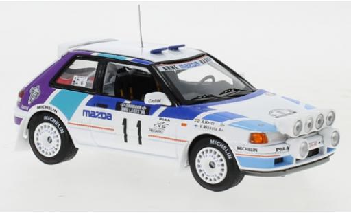 Diecast model cars Mazda 323 1/43 IXO GTX No.11 Rally Team Europe 1000 Lakes Rallye 1990 with night lights H.Mikkola/A.Hertz Mazda 323 1/43 IXO GTX No.11 Rally Team Europe 1000 Lakes Rallye 1990 with night lights H.Mikkola/A.Hertz diecast model cars