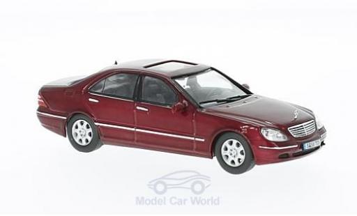 Mercedes S500 500 1/43 IXO (W220) metallic red 2000 diecast model cars