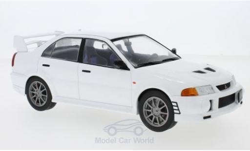 Mitsubishi Lancer Evolution VI 1/18 IXO RS Evolution VI white 1998 diecast model cars