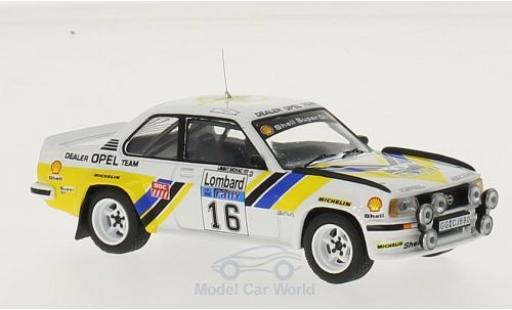 Diecast model cars Opel Ascona C 1/43 IXO 400 No.16 Dealer Team Rallye WM RAC Rallye 1981 J.McRae/I.Grindrod Opel Ascona C 1/43 IXO 400 No.16 Dealer Team Rallye WM RAC Rallye 1981 J.McRae/I.Grindrod diecast model cars