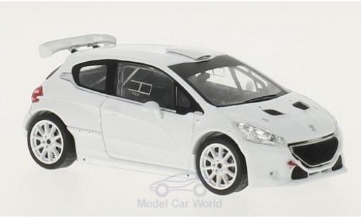 Diecast model cars Peugeot 208 T16 1/43 IXO T16 R5 white 2014 Plain Body Version inklusive 4 Ersatzräder Peugeot 208 T16 1/43 IXO T16 R5 white 2014 Plain Body Version inklusive 4 Ersatzräder diecast model cars