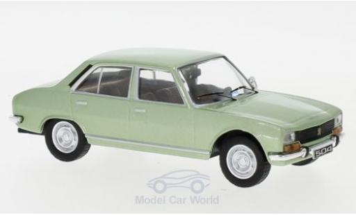 Diecast model cars Peugeot 504 1/43 IXO metallic green 1969 Peugeot 504 1/43 IXO metallic green 1969 diecast model cars
