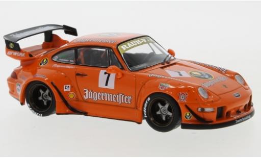 Diecast model cars Porsche 993 RWB 1/43 IXO 911 RWB () Jägermeister No.7 RAUH-Welt Porsche 993 RWB 1/43 IXO 911 RWB () Jägermeister No.7 RAUH-Welt diecast model cars