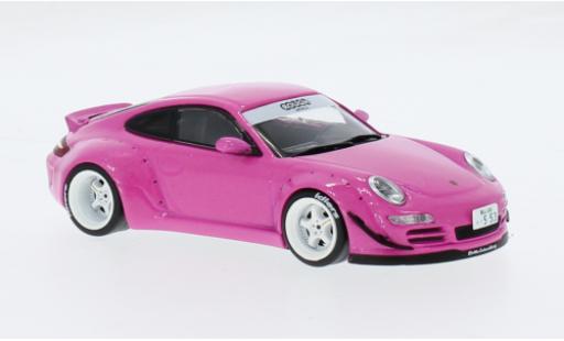 Porsche 997 RWB 1/43 IXO rosa 1:43 diecast model cars