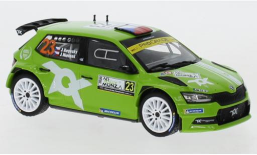 Diecast model cars Skoda Fabia 1/43 IXO R5 Evo No.23 Rallye WM Rallye Monza 2020 J.Kopecky/J.Hlousek Skoda Fabia 1/43 IXO R5 Evo No.23 Rallye WM Rallye Monza 2020 J.Kopecky/J.Hlousek diecast model cars