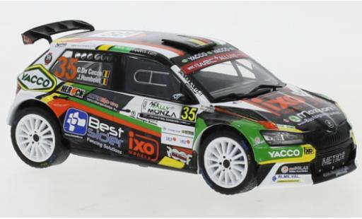 Diecast model cars Skoda Fabia 1/43 IXO R5 Evo No.35 WRC Rallye Monza 2020 C. De Cecco/J.Humblet Skoda Fabia 1/43 IXO R5 Evo No.35 WRC Rallye Monza 2020 C. De Cecco/J.Humblet diecast model cars