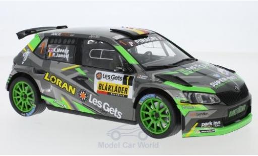 Skoda Fabia 1/18 IXO R5 No.1 Rallye Condroz 2018 K.Meeke/R.Jamoul diecast model cars