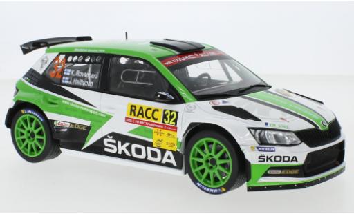 Diecast model cars Skoda Fabia 1/18 IXO R5 No.32 Rallye WM Rallye Catalunya 2018 K.Rovanperä/J.Halttunen Skoda Fabia 1/18 IXO R5 No.32 Rallye WM Rallye Catalunya 2018 K.Rovanperä/J.Halttunen diecast model cars
