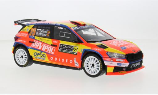 Diecast model cars Skoda Fabia 1/18 IXO Rally2 No.25 WRC Rally Monte Carlo 2024 1:18 Skoda Fabia 1/18 IXO Rally2 No.25 WRC Rally Monte Carlo 2024 1:18 diecast model cars