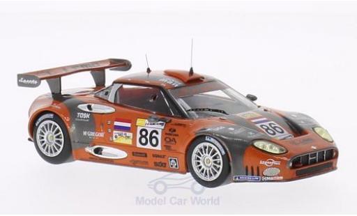 Aston Martin V8 Vantage GT2 1/43 IXO Spyker C8 Spyder GT2R No.86 24h Le Mans 2007 /M.Hezemans/J.Kane diecast model cars