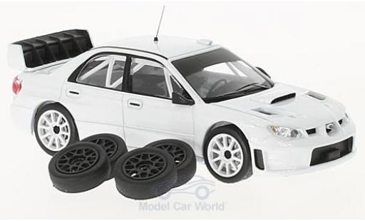 Diecast model cars Subaru Impreza 1/43 IXO S12B white 2008 Plain Body Version inklusive 4 Ersatzräder Subaru Impreza 1/43 IXO S12B white 2008 Plain Body Version inklusive 4 Ersatzräder diecast model cars