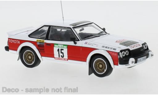 Diecast model cars Toyota Celica 1/43 IXO 2000 GT (RA40) No.15 Team Europe Rallye WM Rallye Portugal 1980 J-L.Therier/M.Vial Toyota Celica 1/43 IXO 2000 GT (RA40) No.15 Team Europe Rallye WM Rallye Portugal 1980 J-L.Therier/M.Vial diecast model cars
