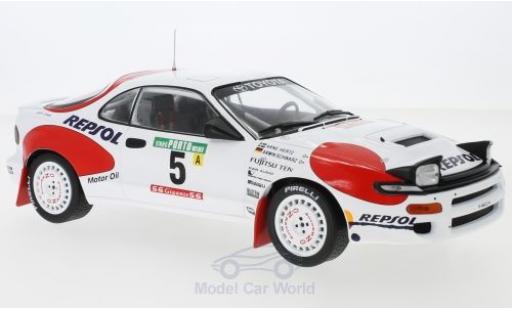 Diecast model cars Toyota Celica 1/18 IXO GT-Four ST185 No.5 Team Europe Rallye WM Rallye Portugal 1992 A.Schwarz/A.Hertz Toyota Celica 1/18 IXO GT-Four ST185 No.5 Team Europe Rallye WM Rallye Portugal 1992 A.Schwarz/A.Hertz diecast model cars