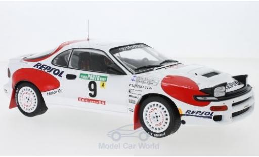 Diecast model cars Toyota Celica 1/18 IXO GT-Four ST185 No.9 Team Europe Rallye WM Rallye Portugal 1992 M.Alen/I.Kivimaki Toyota Celica 1/18 IXO GT-Four ST185 No.9 Team Europe Rallye WM Rallye Portugal 1992 M.Alen/I.Kivimaki diecast model cars
