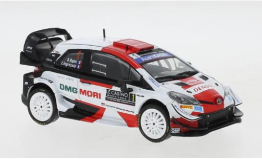 Diecast model cars Toyota Yaris 1/43 IXO WRC No.1 Rallye WM Rally Monte Carlo 2021 S.Ogier/J.Ingrassia Toyota Yaris 1/43 IXO WRC No.1 Rallye WM Rally Monte Carlo 2021 S.Ogier/J.Ingrassia diecast model cars