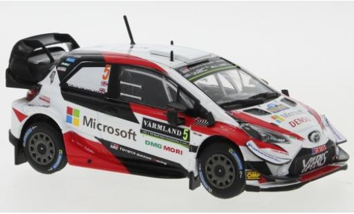 Toyota Yaris 1/43 IXO WRC No.5 Gazoo Racing Microsoft WRC Rally Schweden 2019 K.Meeke/S.Marshall diecast model cars