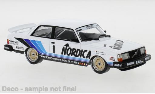 Volvo 240 1/43 IXO No.1 Europe Dealer Team Nordica ETCC Brünn 1986 J.Cecotto/A.Olofsson diecast model cars