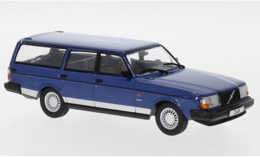 Volvo 240 1/43 IXO Polar metallic blue 1988 diecast model cars