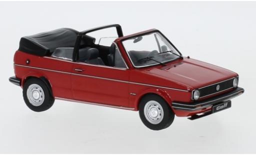 Diecast model cars Volkswagen Golf 1/43 IXO I Cabriolet red 1981 Volkswagen Golf 1/43 IXO I Cabriolet red 1981 diecast model cars