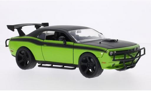 Diecast model cars Dodge Challenger 1/24 Jada Toys SRT8 Tuning green/matt-black Furious 7 2008 Dodge Challenger 1/24 Jada Toys SRT8 Tuning green/matt-black Furious 7 2008 diecast model cars