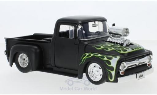 Diecast model cars Ford F-1 1/24 Jada Toys 00 matt-black/Dekor 1956 Ford F-1 1/24 Jada Toys 00 matt-black/Dekor 1956 diecast model cars
