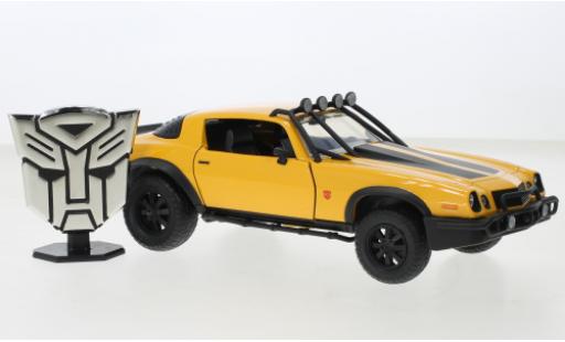 Diecast model cars Chevrolet Camaro 1/24 Jada Toys Jada orange/black Transformers Bumblebee 1977 Chevrolet Camaro 1/24 Jada Toys Jada orange/black Transformers Bumblebee 1977 diecast model cars