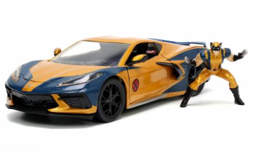Diecast model cars Chevrolet Corvette 1/24 Jada Toys (C8) Stingray Marvel Avengers - X-Men Wolverin 2020 Chevrolet Corvette 1/24 Jada Toys (C8) Stingray Marvel Avengers - X-Men Wolverin 2020 diecast model cars