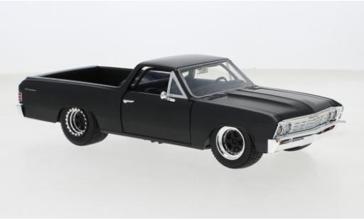 Diecast model cars Chevrolet El Camino 1/24 Jada Toys Jada matt-black 1967 Chevrolet El Camino 1/24 Jada Toys Jada matt-black 1967 diecast model cars