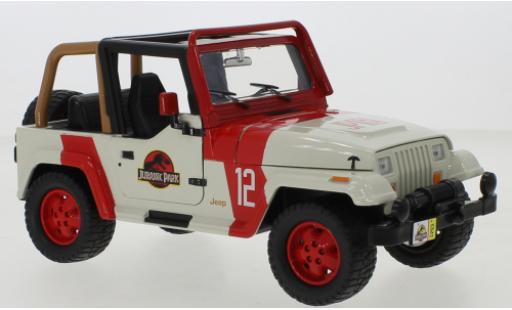 Jeep Wrangler 1/24 Jada Toys Jurassic Parc 1992 diecast model cars
