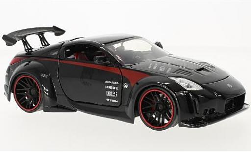 Diecast model cars Nissan 350Z 1/24 Jada Toys black 2003 Nissan 350Z 1/24 Jada Toys black 2003 diecast model cars