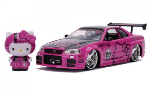 Diecast model cars Nissan Skyline 1/24 Jada Toys GT-R (R34) RHD Hello Kitty 2002 Nissan Skyline 1/24 Jada Toys GT-R (R34) RHD Hello Kitty 2002 diecast model cars
