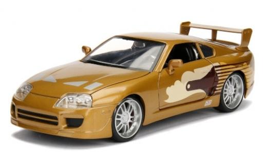 Diecast model cars Toyota Supra 1/24 Jada Toys Tuning metallic brown/Dekor Fast & Furious 1995 Toyota Supra 1/24 Jada Toys Tuning metallic brown/Dekor Fast & Furious 1995 diecast model cars