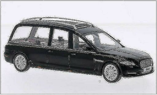 Jaguar XJ Hearse 1/43 GLM (X351) Wilcox black 2013 diecast model cars