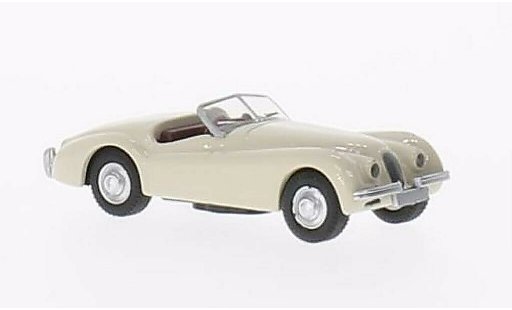 Jaguar XK 120 1/87 Schuco beige diecast model cars