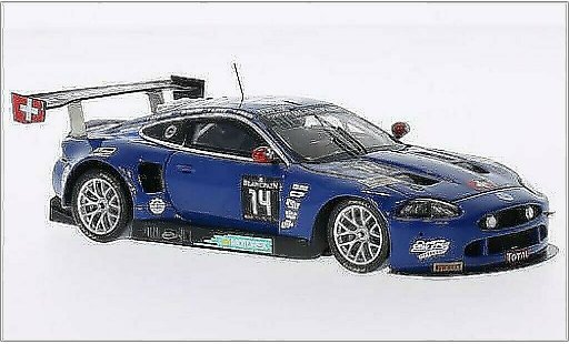 Jaguar XKR Base 1/43 Spark Emil Frey G3 No.14 Emil Frey Racing 24h Spa 2014 /J.Hirschi diecast model cars