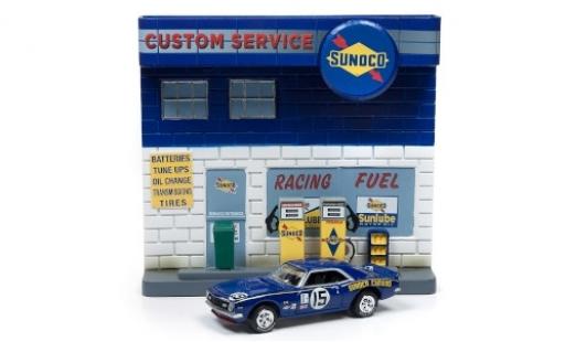 Diecast model cars Chevrolet Camaro 1/64 Johnny Lightning Sunoco 1977 Diorama Chevrolet Camaro 1/64 Johnny Lightning Sunoco 1977 Diorama diecast model cars