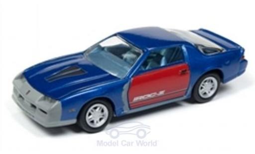 Diecast model cars Chevrolet Camaro Z28 1/64 Johnny Lightning Z28 IROC-Z metallic blue/red 1987 Tuning Chevrolet Camaro Z28 1/64 Johnny Lightning Z28 IROC-Z metallic blue/red 1987 Tuning diecast model cars