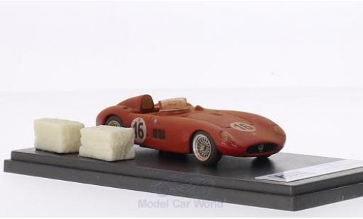 Maserati 300 1/43 Jolly Model S RHD No.16 24h Le Mans 1955 Fahrzeug mit Rennspuren inklusive 2 Strohballen L.Musso/P.Valenzano diecast model cars