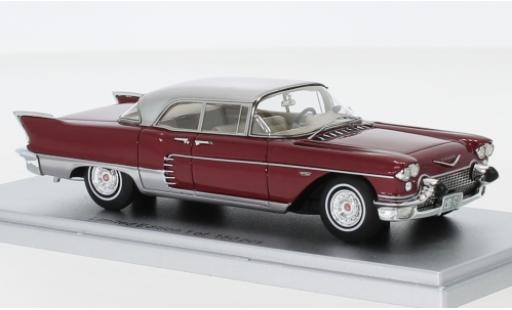 Diecast model cars Cadillac Eldorado 1/43 Kess Brougham metallic red/grey 1957 Cadillac Eldorado 1/43 Kess Brougham metallic red/grey 1957 diecast model cars